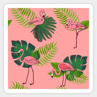 Pink Flamingo Sticker